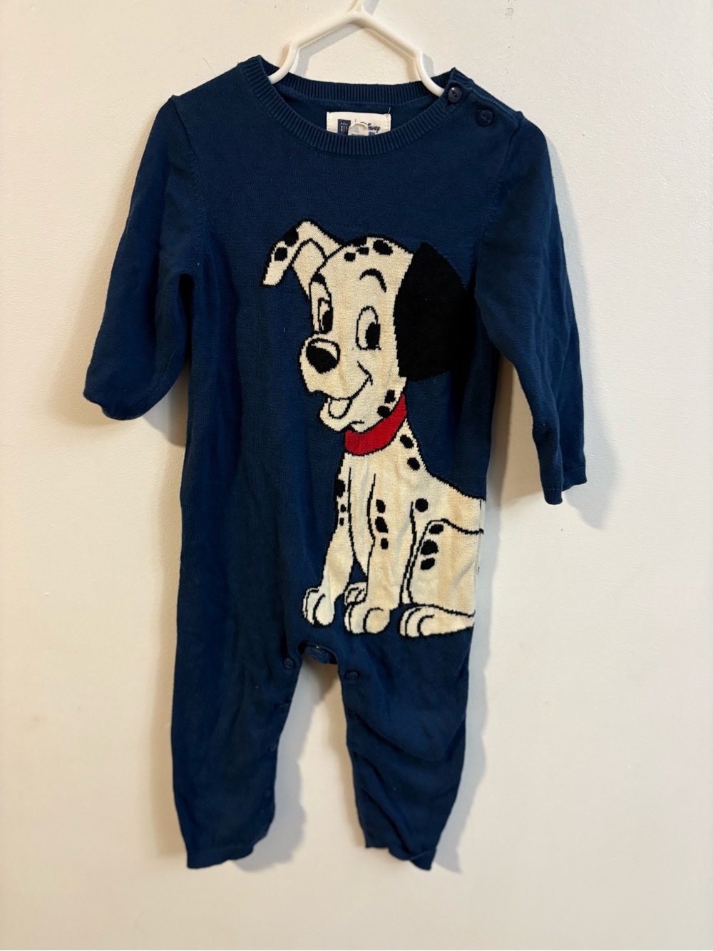 Gap X Disney Blue Dalmatian romper 18-24 months